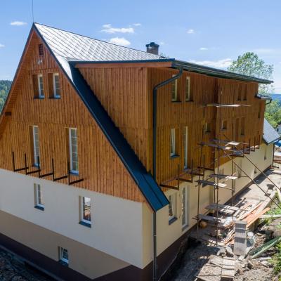 Apartmany Haslerka postup vystavby